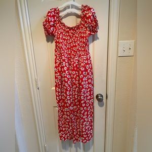 Women’s floral midi dress